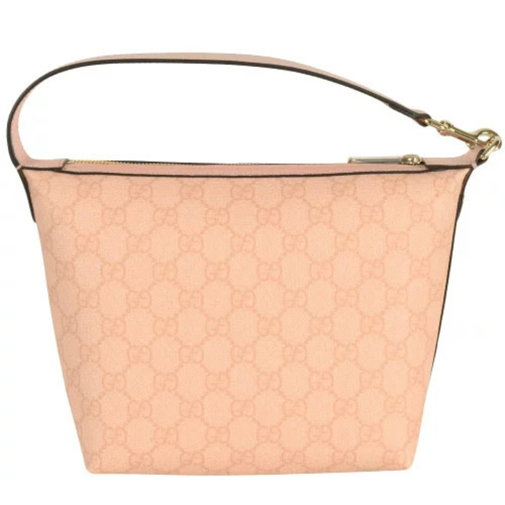 Gucci Ophidia Super Shoulder Bag GG Supreme Canvas Pink - Picture 1 of 7